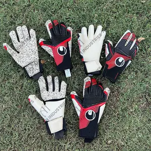 Bulk quantity Custom Print Goalkeeper Glove Soccer Youth Match FULL FINGER Football Goalkeeper Gloves for sale