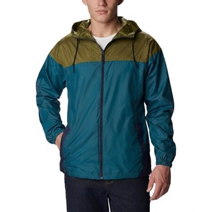 Export Quality <b>Men</b> Dual Tone Hooded Windbreaker <b>Jacket</b> Full Zip Lightweight Windproof Breathable Outdoor <b>Running</b> Hiking Casual - Product Image 1