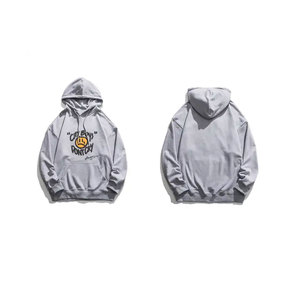 Oversized Terry Zipper Hoodie 3D Puff Embossed Private Label Embroidery Long Cotton Blended Plain Vintage <b>Washed</b> Winter - Product Image 5