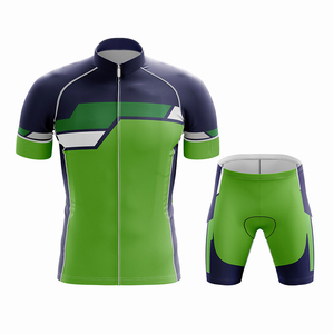 Uniformes de cyclisme VTT pour hommes personnalisés avec impression par sublimation, couleur unie, tissu coupe-vent et anti-UV, uniformes de VTT - Product Image 1