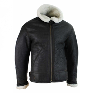 2026 New Arrive <b>Mens</b> Leather <b>Fur</b> <b>Jacket</b> Luxury Winter Fashion High Quality Export Supplier Custom Logo Branding - Product Image 3