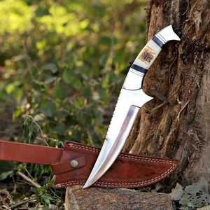 Nueva Edición de Cuchillo de Filetear de Acero 440C Forjado a Mano, Cuchillo de Supervivencia para Camping, Hoja Fija Afilada, Cuchillo de Caza para Exteriores - Product Image 1