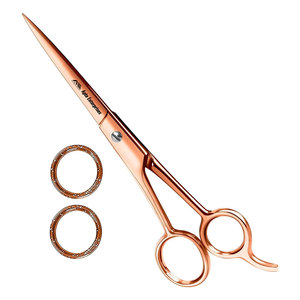 Ciseaux de coiffure en acier inoxydable rose doré à lames lisses et tranchantes de 6,5 pouces - Product Image 1