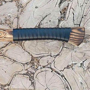 <b>Viking</b> <b>Axe</b> Industrial Handmade Scandinavian Inspired Carbon Steel Blade Wooden Handle Perfect for Outdoor Enthusiasts Collectors - Product Image 6
