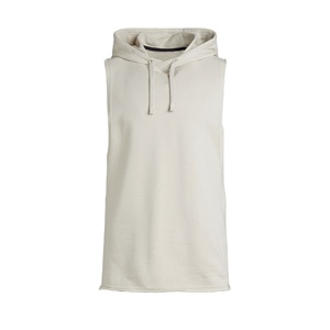 Haute qualité imprimé personnalisé hommes Gym Hoodies entraînement débardeurs col rond été pull Styles sans manches gym à capuche pour hommes - Product Image 6