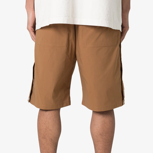Shorts de survêtement déchirés en coton épais délavé à l'acide avec cordon de serrage pour homme, style streetwear décontracté et personnalisé - Product Image 5