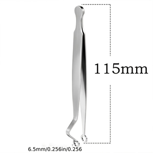 Pinzas para Piercing Corporal de Acero Inoxidable con Ranura y Bloqueo para Oreja, Labio, Nariz, Ombligo, Lengua - Kit de Piercing Corporal - Product Image 5