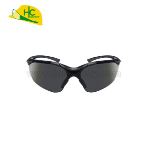 P9006C Safety <b>Glasses</b> Blue Silver or Black Frame UV400 Resistant Lens Side Protection CE ANSI Certified Protective Eyewear - Product Image 5