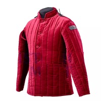 Manteau Gambeson Aketon Médiéval en Coton Léger Façonné à la Main de Haute Qualité avec Poches – Idéal pour Noël et le Nouvel An