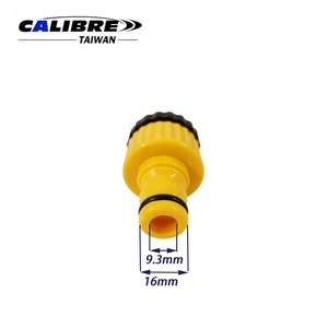 TAINWA CALIBRE 3/4" to 1/2" Two-in-One <b>Plastic</b> Garden Hose Tape Threaded <b>Tap</b> Connector Adapter - Product Image 5
