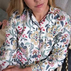 Mayorista de conjuntos de pijamas de algodón suave para dormir, regalo para ella, pijamas de dama de honor, ropa de descanso, vestido de algodón de verano - Product Image 5