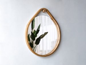 Modern Wooden Frame Wall <b>Mirror</b> for Living Room Bedroom - Product Image 1