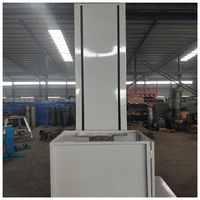 Ascenseur résidentiel pour passagers en acier inoxydable, hydraulique, certifié ISO CE, accessible aux fauteuils roulants, moderne, sans barrière, sécurité domestique