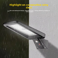Nouvelle Lampe Solaire LED Extérieure pour Clôture de Jardin, Cour, Maison de Campagne, avec Télécommande, Lumière Blanche et Jaune, Capteur de Lumière, Lampadaire