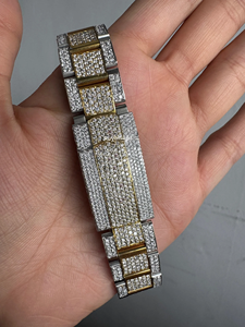 Custom Logo <b>Iced</b> <b>Out</b> <b>Watch</b> Moissanite Diamond Bust Down Hip Hop Jewelry Waterproof Luxury Timepiece Wholesale for Men - Product Image 2