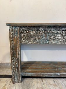 Table console en bois moderne de haute qualité pour salon, salle à manger, cuisine, décoration intérieure unique pour villa, bar, hôtel, chambre à coucher - Product Image 6