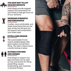 Bandes de genou en néoprène pour la musculation et le powerlifting avec protection professionnelle, design respirant, personnalisables OEM - Product Image 6
