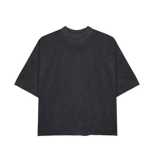 High Quality Man Streetwear Oversized Cropped <b>Boxy</b> <b>T</b>-<b>Shirts</b> Graphic 100% Cotton Heavyweight Men <b>T</b> <b>Shirt</b> - Product Image 4