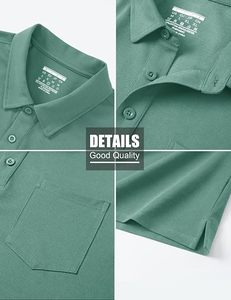 Camiseta de Hombre 100% Algodón Antiarrugas de Manga Corta Casual, Fabricante de Ropa de Marca Personalizada, Fábrica OEM ODM - Product Image 5