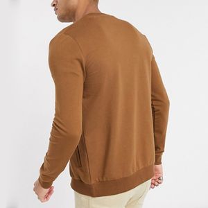 Chaqueta de Béisbol para Hombre de Alta Calidad, Corte Ajustado, Algodón, Estilo Letterman, Chaqueta Bomber Informal, Gran Venta, Tallas Grandes - Product Image 2