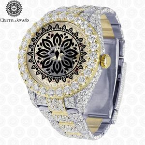 Charm_Jewells Luxury Stainless Steel <b>Watch</b> 40mm Round Dial Sapphire Crystal Quartz Movement Women Fashion Design - Product Image 1