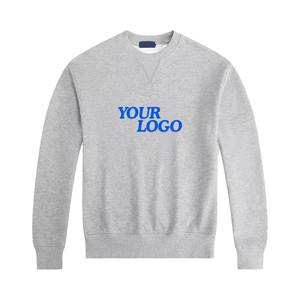 Wholesale <b>Men's</b> 100% Cotton Casual Long-Sleeved <b>Pullover</b> O-Neck Autumn Front Brand Logo Solid Pattern Design unisex hoodies - Product Image 4