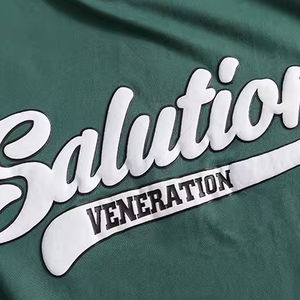 Camisetas de Manga Corta con Cuello Redondo, 100% Algodón, Ligeras, Transpirables y Ecológicas, con Estampado Puff, Personalizadas, para Mujer, en Oferta - Product Image 6