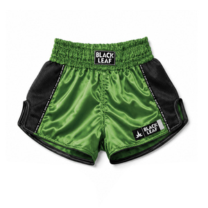 Shorts de Muay Thai unisexe en maille respirante violet-noir, coupe régulière, pour entraînement MMA et utilisation en ring (adulte) - Product Image 2