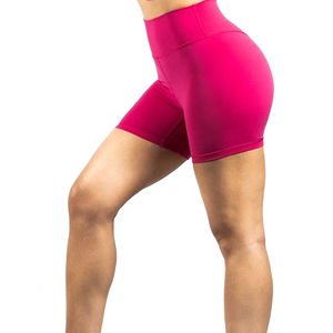 Shorts de yoga taille haute avec ceinture, pour fitness, cyclisme, course à pied, entraînement, logo personnalisé, vêtements de sport pour femme, service OEM ODM personnalisé - Product Image 1