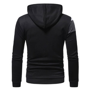 Sweat-shirts à capuche pour hommes de qualité supérieure, taille plus, coupe classique, 100% coton, confortables, respirants, en tissu polaire français, fermeture éclair, couleur unie - Product Image 4