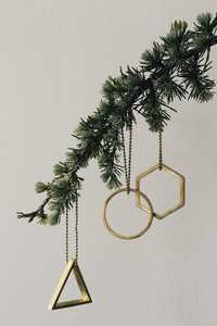 Modern Metal <b>Christmas</b> Ornaments Star <b>Tree</b> Circle Shape Handicraft Decorations - Product Image 5