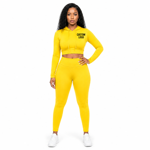 Trending <b>Workout</b> Sets for Women High Stretch Breathable Sports <b>Jacket</b> and Yoga Leggings Active Wear Women Clothing - Product Image 3