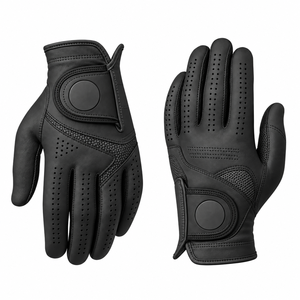Gant de golf en cuir de qualité supérieure, logo personnalisé imprimé, main gauche ou droite, doux, respirant, adhérence optimale, fabricant OEM ODM, vente en gros, usine - Product Image 2