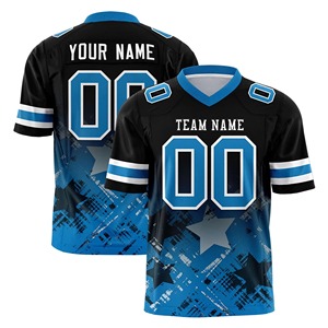 เสื้ออเมริกันฟุตบอลสั่งทำราคาถูก แห้งเร็ว พร้อมโลโก้และดีไซน์ตามสั่ง - Product Image 1