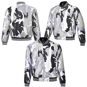 Chaqueta de Hombre de Primera Calidad, Chaqueta Bomber Personalizada 100% Poliéster Satinado, Chaqueta Cortavientos para Hombre - Product Image 2