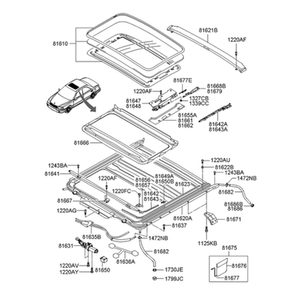 Grandeur/Azera Nouvelles pièces et accessoires pour voitures et camions 8161039000 - Product Image 2