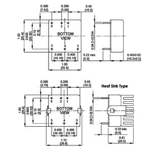 Convertisseur DC-DC à sortie unique 30W 15V 2A, entrée 18-75V, fonction logique marche/arrêt à distance, polarité positive - Product Image 3
