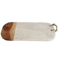 Tabla de cortar de mármol y madera para cocina, tabla de servir, tabla para queso, tabla de carnicero, tabla para preparar alimentos - Product Image 6