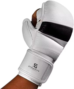 Guantes de Boxeo de Cuero OEM con Logotipo Personalizado, Guantes de Entrenamiento de Marca Privada para Gimnasios y Luchadores 2026 - Product Image 3