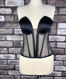 Corset Vintage Femme Overbust Sexy en Cuir Écologique Respirant pour Grandes Tailles, Effet Amincissant et Contrôle Moyen du Ventre - Product Image 5