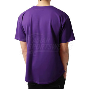 เสื้อเบสบอลแขนสั้นผ้าโพลีเอสเตอร์ 100% น้ำหนักเบา ยืดหยุ่น ระบายอากาศได้ดี สวมใส่สบาย เหมาะสำหรับการฝึกซ้อมทีม เสื้อผ้าคุณภาพพรีเมียม ใช้งานได้หลากหลาย กระชับพอดีตัว - Product Image 6