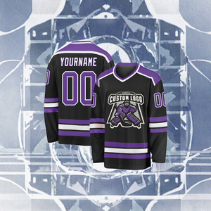 Service OEM personnalisé, maillots de hockey sur glace, uniforme de hockey sur glace canadien, unisexe, 100% polyester, anti-transpiration, antibactérien - Product Image 3