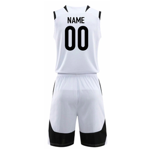Conjunto de uniforme de baloncesto personalizado de alta calidad para hombre, camiseta de entrenamiento de verano, Collage de talla grande, entrenamiento de baloncesto impreso transpirable - Product Image 2