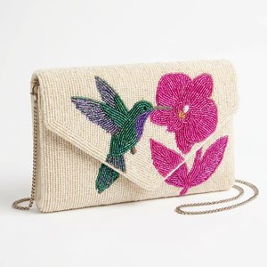 Bolsos de mano de moda bohemia al por mayor con cuentas hechos a mano para mujer, carteras de boda, bolsos cruzados para fiesta nupcial con correa única y gancho - Product Image 3