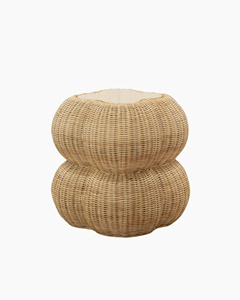 Silla Decorativa de Ratán Escultural Única, Pieza Decorativa de Mimbre Tejida a Mano, Mueble Natural Ecológico, Compacto y Duradero - Product Image 1