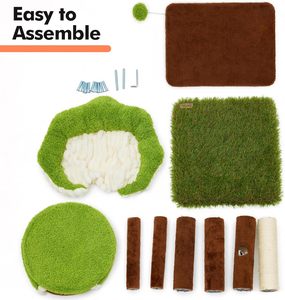 <b>Cat</b> <b>Tree</b> with Sisal <b>Scratching</b> Post, Cozy Condo, Soft Top Perch and Interactive Toy Mouse, Cute Forest Design <b>Cat</b> Furniture - Product Image 5
