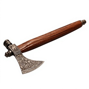 Hacha Vikinga de Acero de Damasco Hecha a Mano de Alta Calidad, Venta Directa de Fábrica, para Uso en Campamentos al Aire Libre, Supervivencia Táctica - Product Image 6