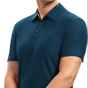 เสื้อกอล์ฟผู้ชายเสื้อโปโลพิมพ์ลายแห้งเร็วผ้าซับเหงื่อสำหรับผู้ชาย - Product Image 6