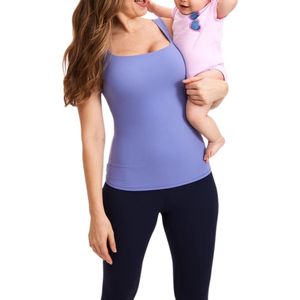 Custom Wholesale <b>Womens</b> Comfortable Stretch Camisole Tank Top Vest <b>Underwear</b> <b>Plus</b> <b>Size</b> Maternity Bra Yoga Top - Product Image 3