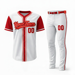 Conjunto Personalizado de Camisetas y Pantalones de Softbol, Ropa Deportiva Profesional Antibacteriana, 100% Poliéster, Logotipo Bordado e Impreso, Conjunto Completo - Product Image 5